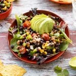 Texas caviar (cowboy caviar) - salsa or salad of black-eyed peas and black beans