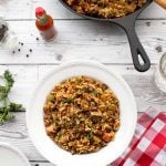 Vegan dirty rice cajun