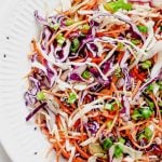 Daikon and Carrot Salad with red cabbage