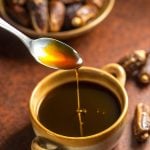 Date syrup and dates in a bowl