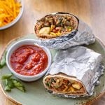 Vegan Meaty Vegetable Burrito