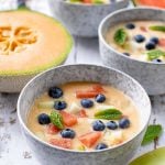 Cold Melon Soup (Cantaloupe, Watermelon, Honeydew