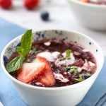 Cold berry soup
