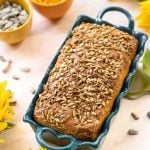 Sunflower vegan cheese bread - a quick bread