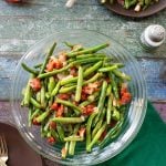 Ejotes — spicy green beans with tomatoes and chiles