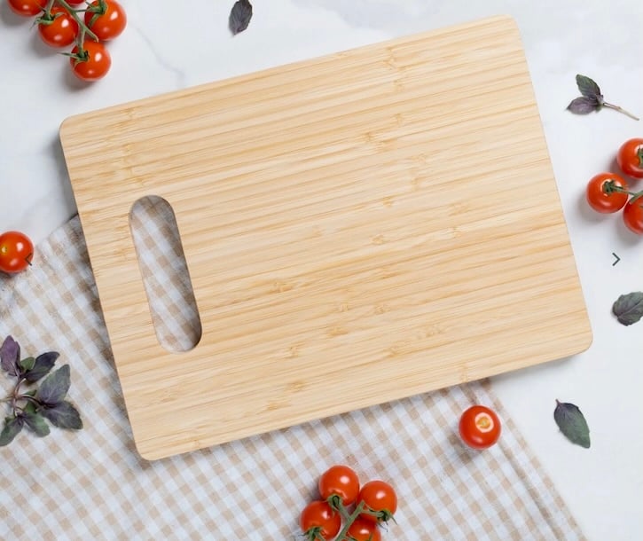 Forest decor bamboo cutting board