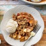 Pear, Apple, & Fresh Cranberry Crisp