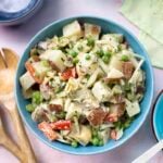 Potato and fennel salad with artichokes