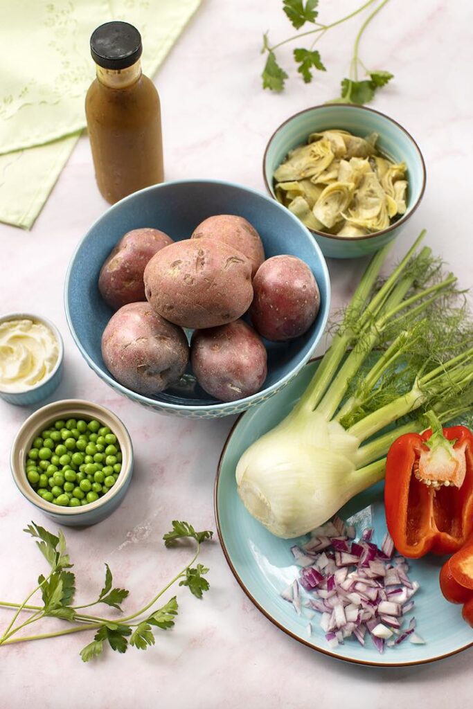 Potato and Fennel Salad with Artichoke Hearts The Vegan Atlas