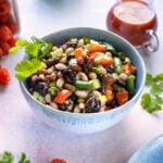 5 Bean Salad plated
