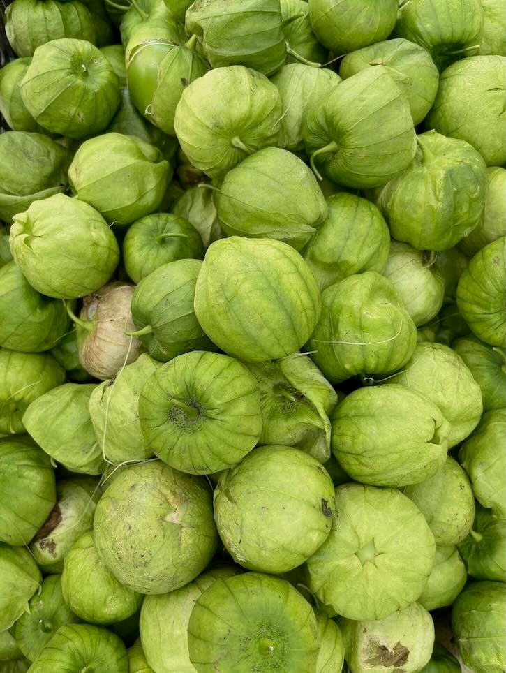 Tomatillos at farm market