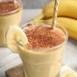 Mocha maca banana smoothie