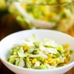 Cabbage and corn slaw