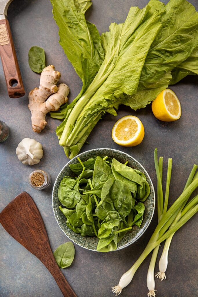 IndianInspired Mustard Greens with Spinach The Vegan Atlas