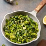 Mustard greens with spinach