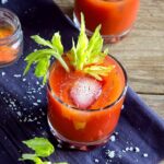Virgin mary apple cider vinegar mocktail