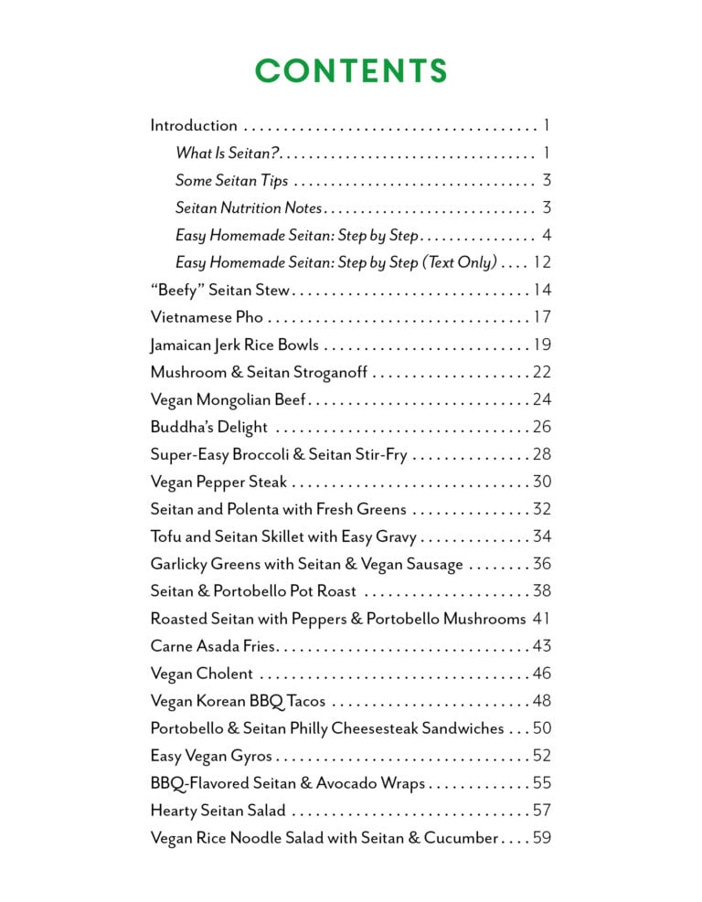 Homemade Seitan A Downloadable MiniCookbook The Vegan Atlas