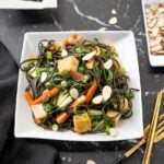 Hoisin Bok choy with tofu and noodles