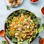 Sesame-ginger tofu and edamame salad