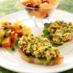 Chickpea and kale salad or sandwich spread
