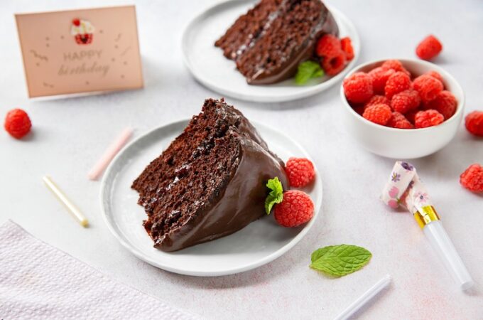 Our Favorite Chocolate Vegan Birthday Cake