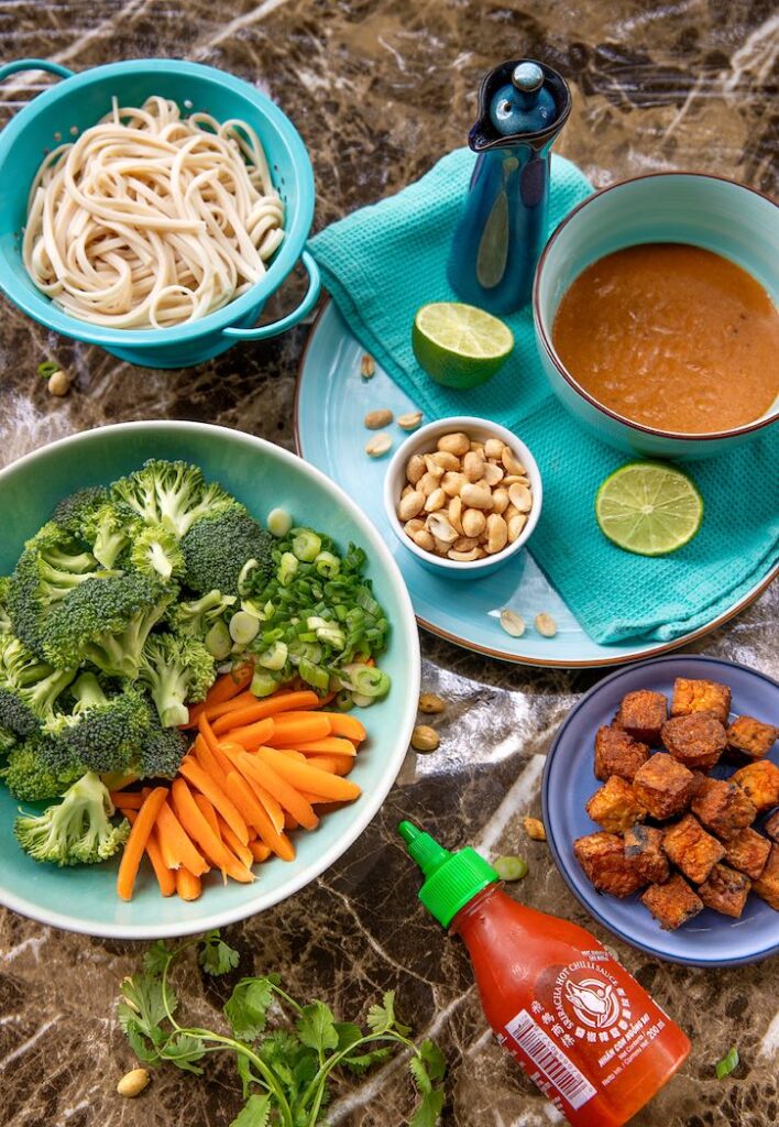 Cold Peanut Tempeh Noodles with Broccoli and Carrots The Vegan Atlas