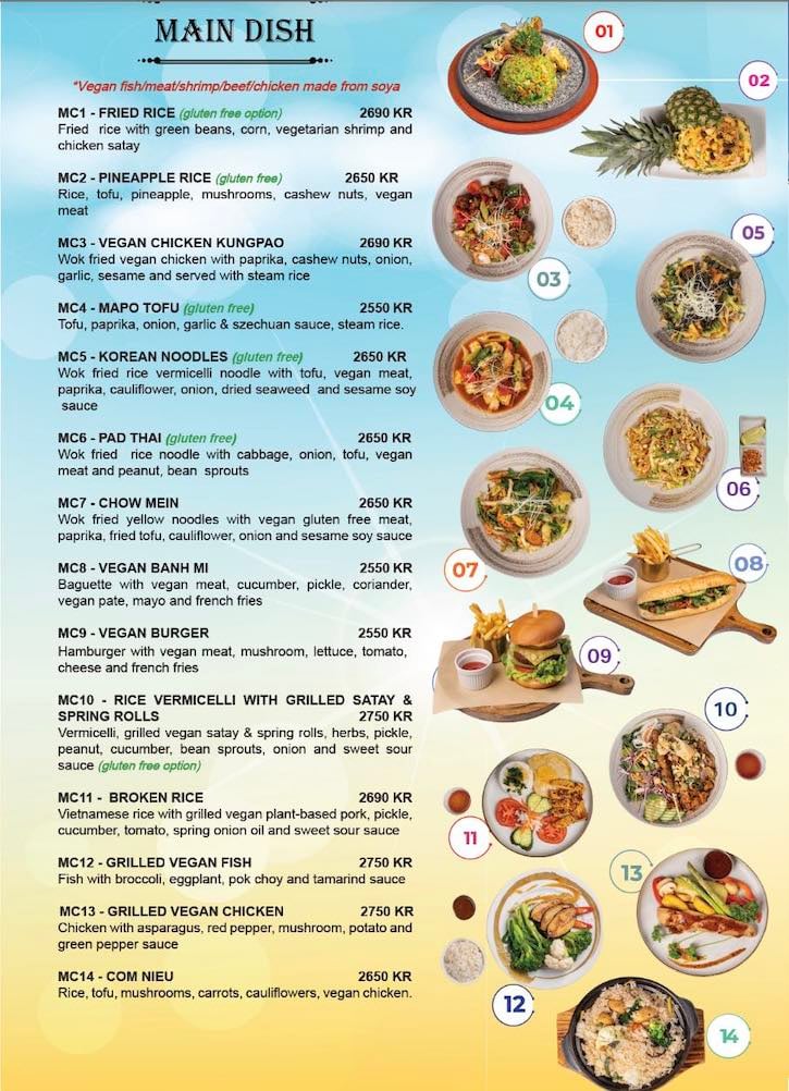 Vegan World Peace Main Dishes