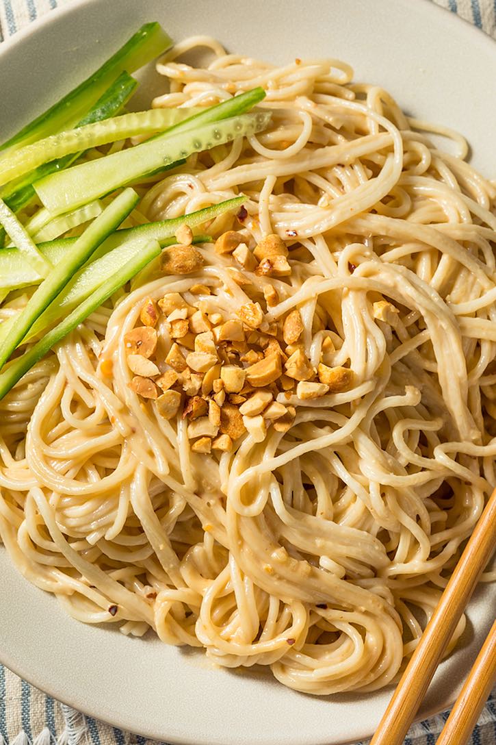 Cold Noodles with Sesame Sauce