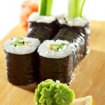Kappamaki - Cucumber Sushi with wasabi