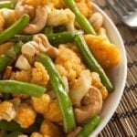 Cauliflower and Green Bean Stir-Fry with Cashews