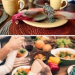 Dinner at the table