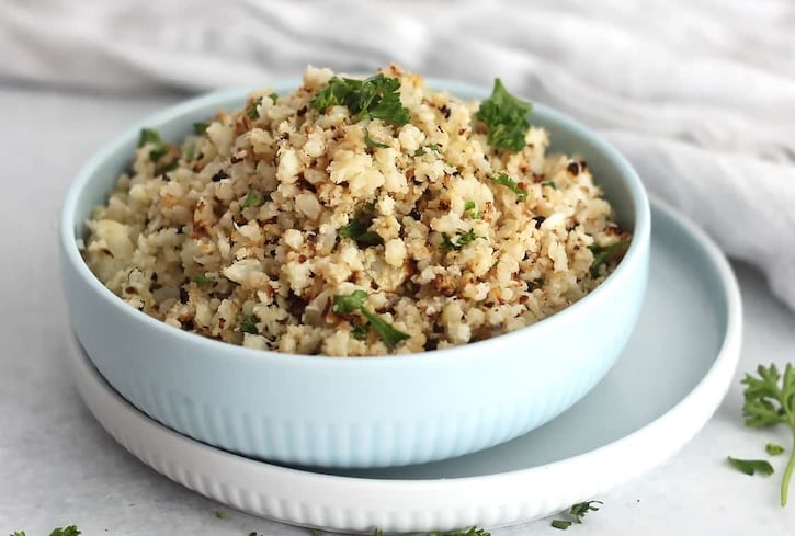 Roasted Cauliflower Rice