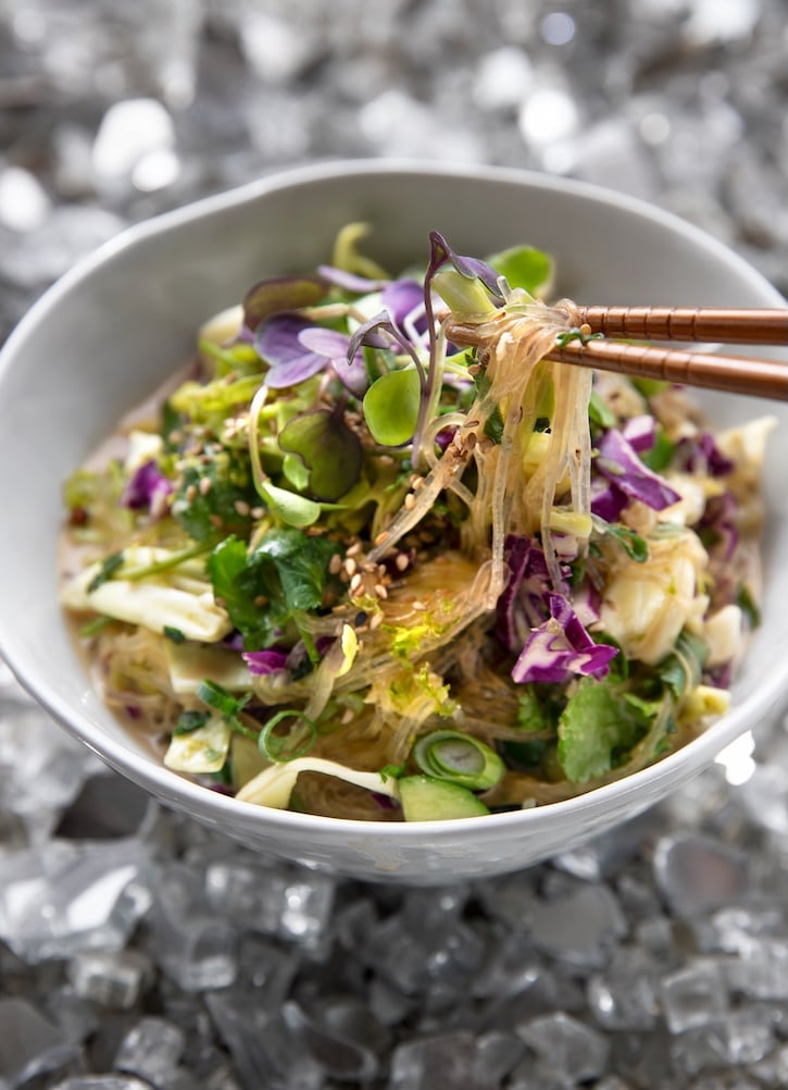 Tahini, Lime & Ginger Noodles by Tess Challis