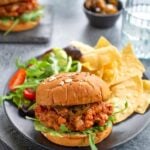 Tempeh Sloppy Joes served