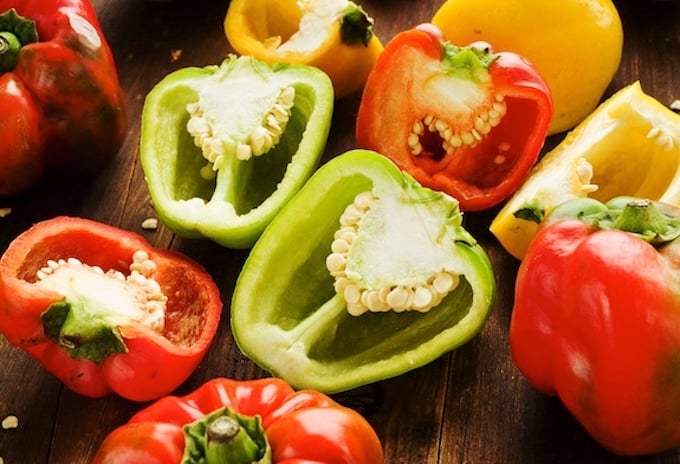 Bell peppers of all colors