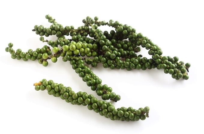 Green peppercorns