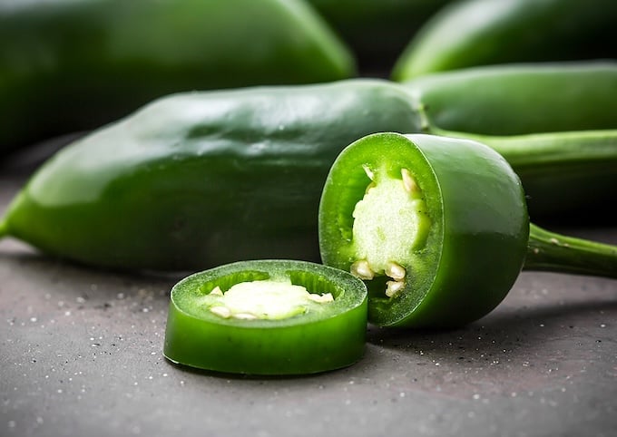 Jalapeno pepper slices