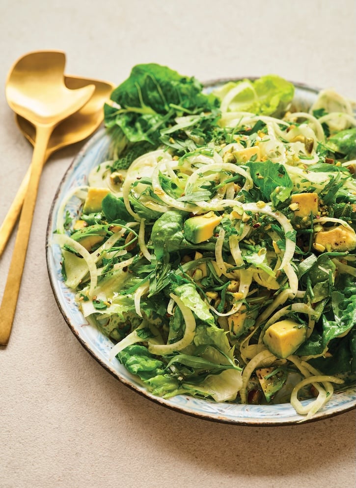 Fennel, Avocado, and Pistachio Salad