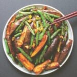 Stir-Fried Eggplant with Green Beans by Yang Liu and Katharina Pinczolits