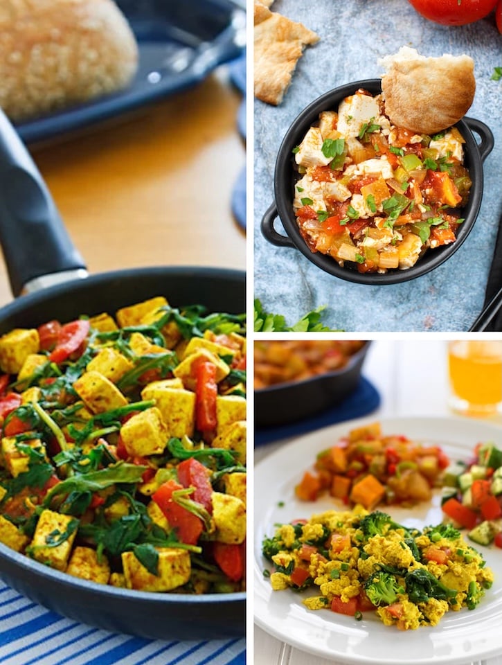 Tofu scramble recipes roundup