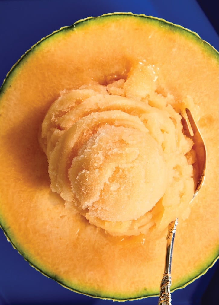 Tuscan Cantaloupe Sorbet from Ice Cream