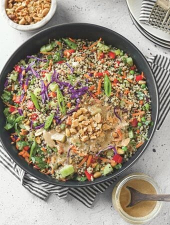 Thai crunch quinoa salad by Greta Podleski