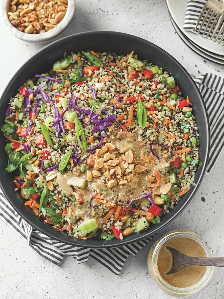 Thai crunch quinoa salad by Greta Podleski